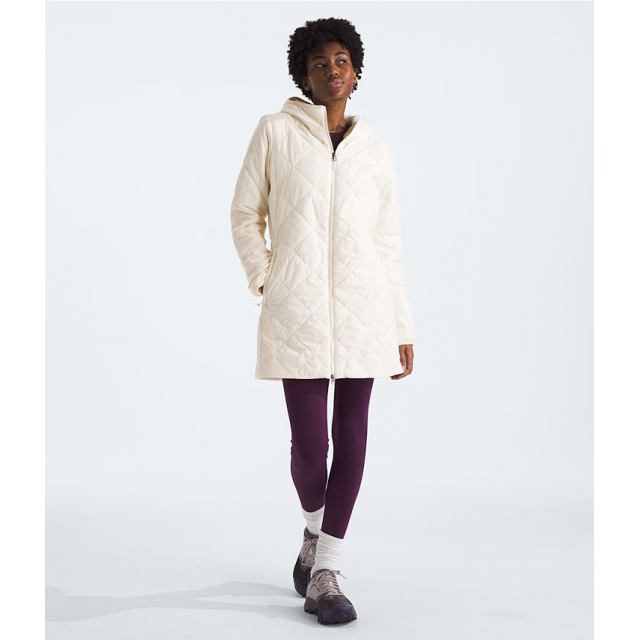 The North Face Womens Shady Glade Insulated Parka White Dune