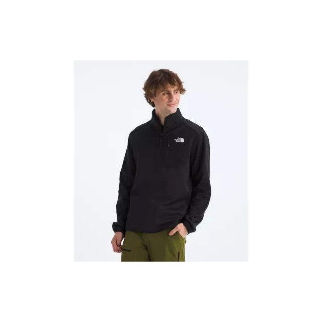 The North Face Mens Crest 1/4 Zip TNF Black