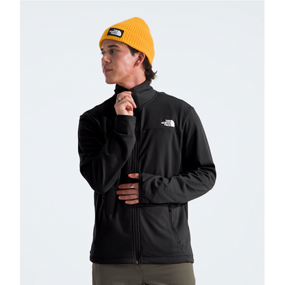 The North Face Mens Cedar Trail Grid Fleece Full Zip Jacket TNF Black