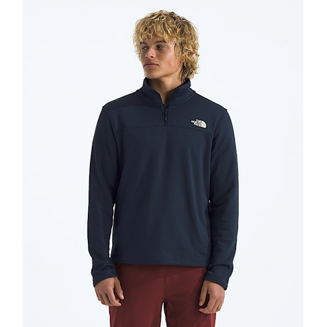 Mens Cedar Trail Grid Fleece 1/4 Zip The North Face