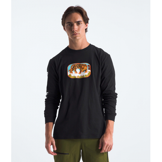 The North Face Mens L/s Climb Tee TNF Black/Khumbu Climbing School