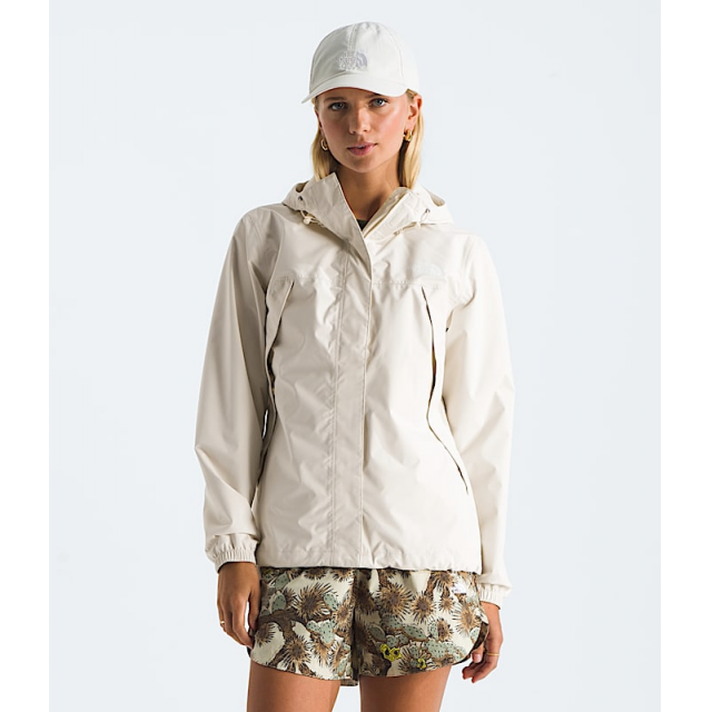 The North Face Antora Rain Jacket White Dune