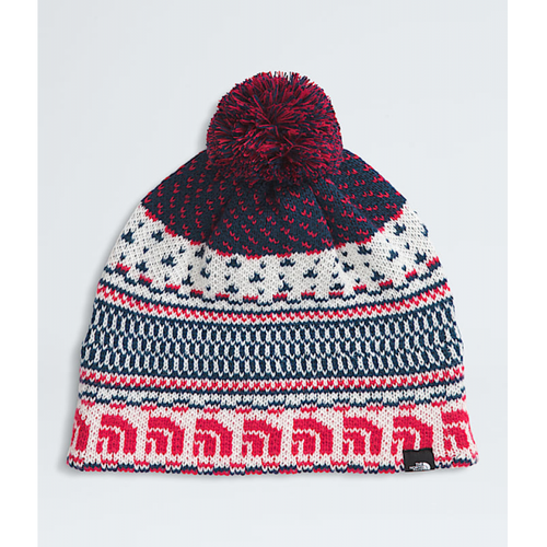 White Dune Jacquard/Pom