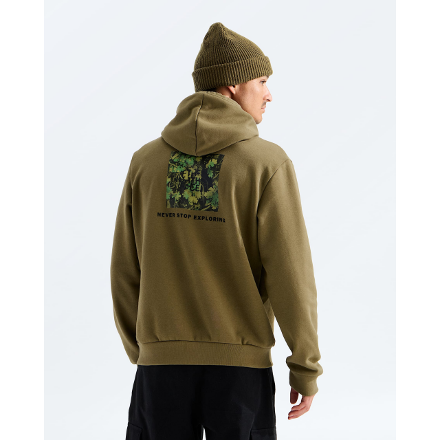 Mens Evolution Yosemite Oak Print Regular Hoodie The North Face