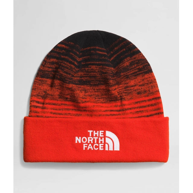 The North Face Dock Worker Recycled Beanie TNF Black/Fiery Red