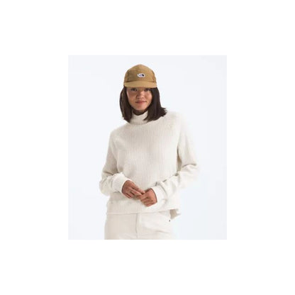 The North Face L/s Mock Neck Chabot White Dune
