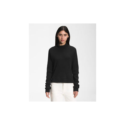 The North Face L/s Mock Neck Chabot TNF Black