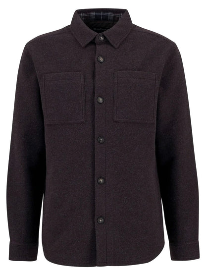 M barbour marlow tailored wool blend overshirt