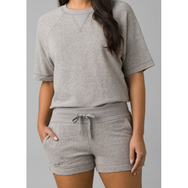 Prana W Cozy Up Short HEATHER GREY