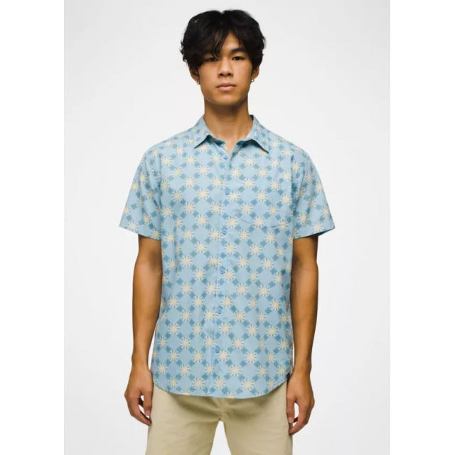 Prana M Stimmersee Shirt OCHRE STAR FLORAL