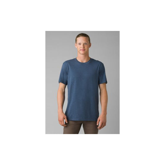 Prana M Prana Crew T-shirt DENIM HEATHER