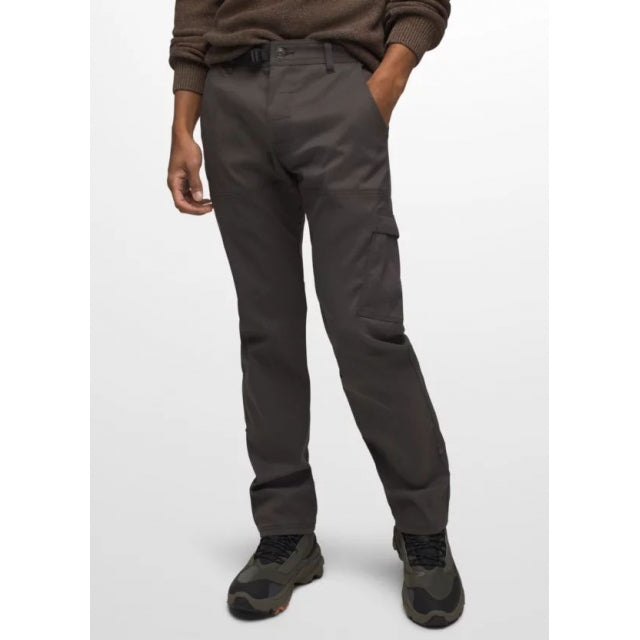 Prana M Stretch Zion Straight Pant 30" Ins DARK IRON