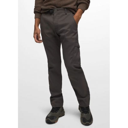 Prana M Stretch Zion Straight Pant 32" Ins DARK IRON