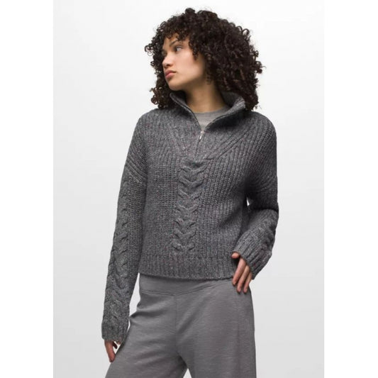 Prana W Laurel Creek Sweater CHARCOAL