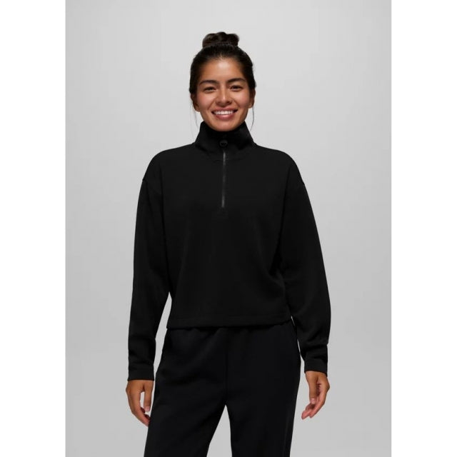 Prana Shea Half Zip Black II