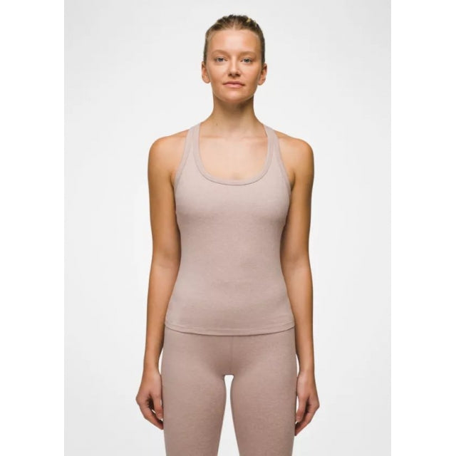 Prana W Heavana Racerback Tank WILLOW HEATHER