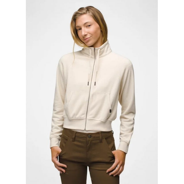 Prana W Cozy Up Full Zip CANVAS HEATHER