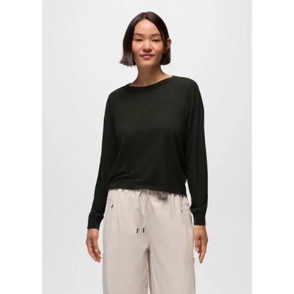 Womens Cozy Up Ls Crew Prana