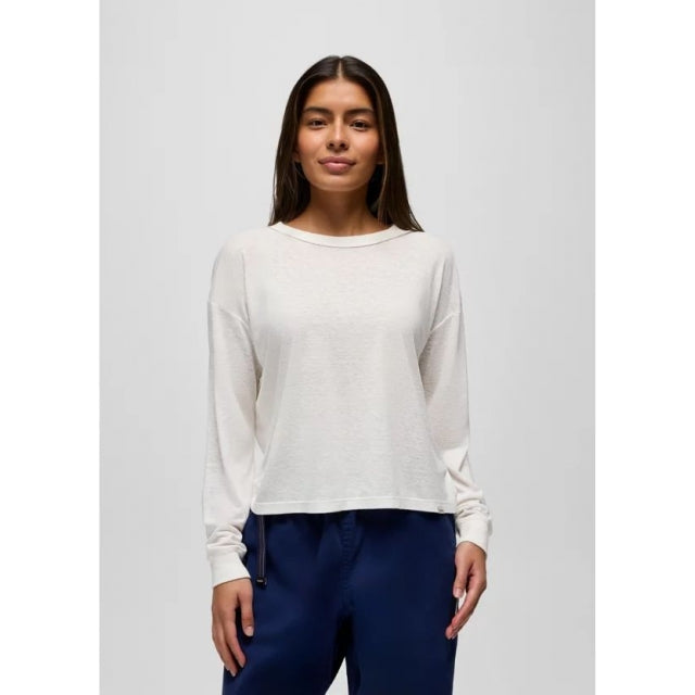Womens Cozy Up Ls Crew Prana