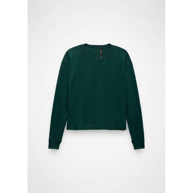 Womens Cozy Up Ls Crew Prana