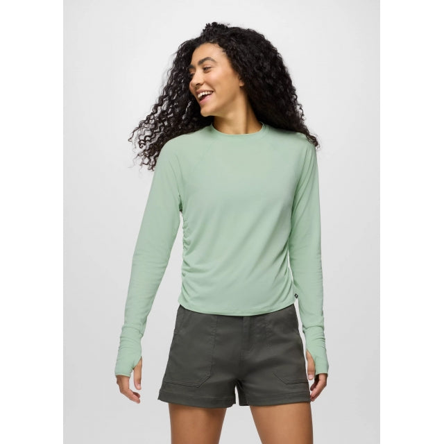 Prana Sol Searcher Ls Crew Bio Mint