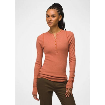 Prana W Touchstone Henley TERRACOTTA HEATHER