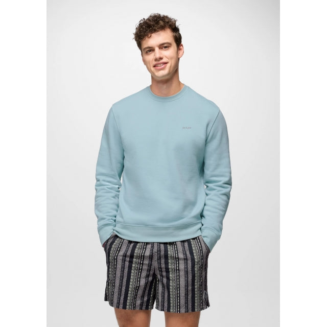 Prana Fleece Crew Sweatshirt Saltwater