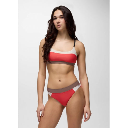 Prana Baja Bound Summer Wave Bottom Rose Fire Colorblock