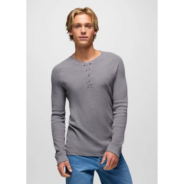 Prana Touchstone Henley Heather Grey