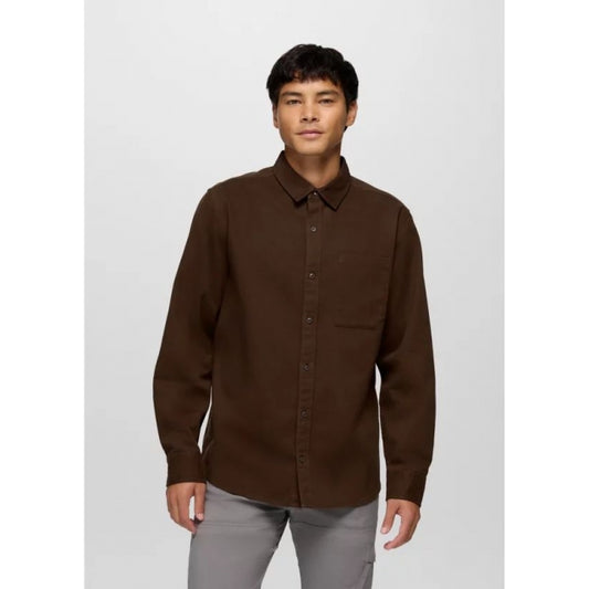 Prana Arbored Ls Shirt Dark Roast