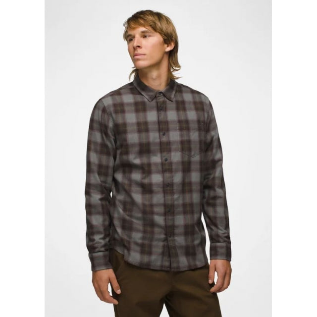 Prana M Los Feliz Flannel Shirt FLINT