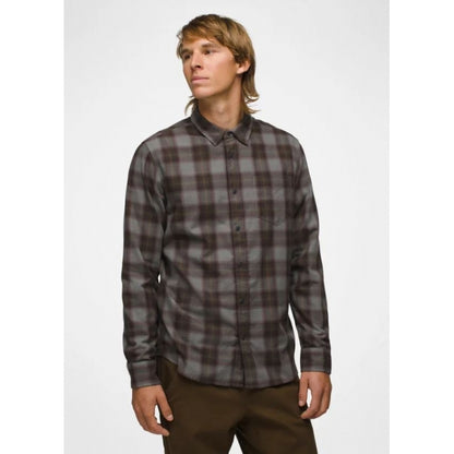 Prana M Los Feliz Flannel Shirt FLINT