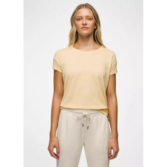 Prana W Cozy Up T-shirt SUN KISSED HEATHER