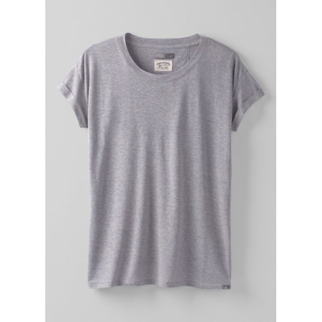 Prana W Cozy Up T-shirt HEATHER GREY