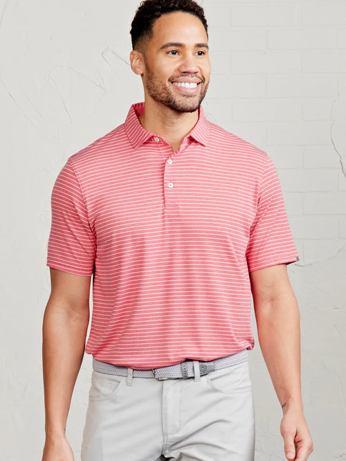 Racing Red Heather/White / M