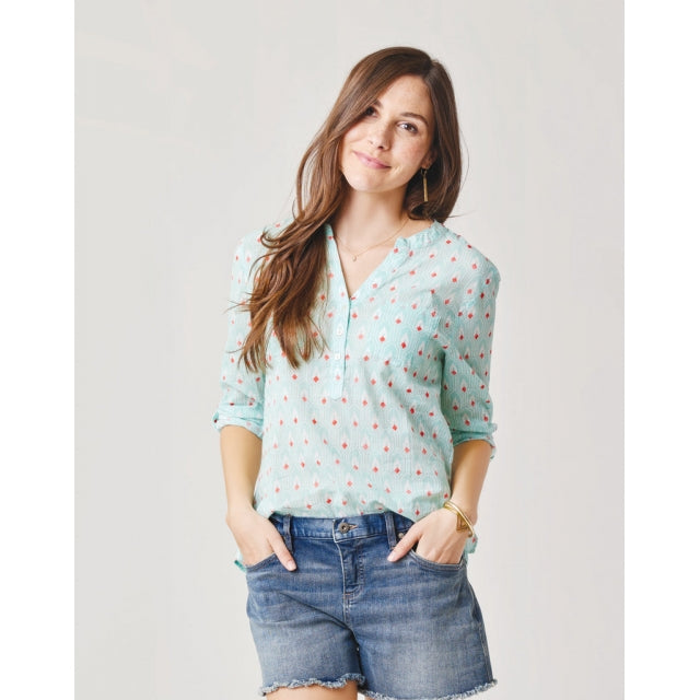 Womens Dylan Gauze Shirt Carve Designs