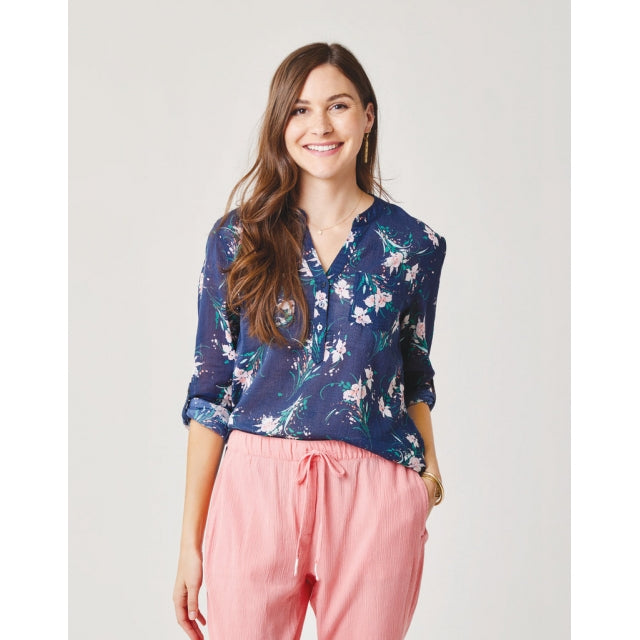 Womens Dylan Gauze Shirt Carve Designs