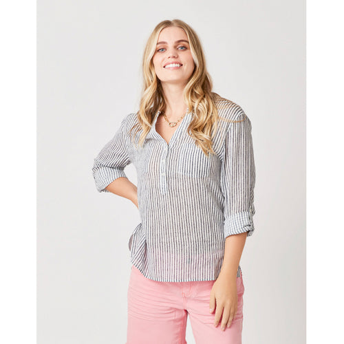 Navy Milos Stripe / XL