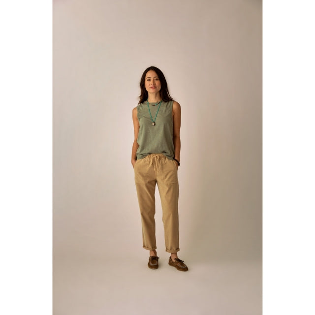 Womens Larisa Hemp Tank Carve Designs