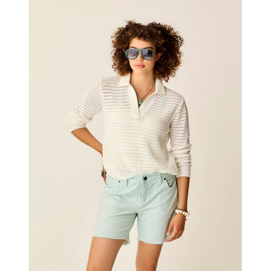 W Morgan Polo Sweater Carve Designs
