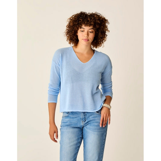 Womens Zella Mesh Pullover Carve Designs