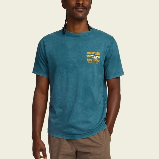 Howler Brothers Cotton T-shirt Flocka Seagulls : Storm