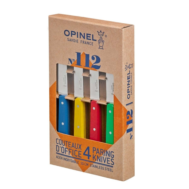 Opinel Box Of 2 No.112 Stainless Paring Knives