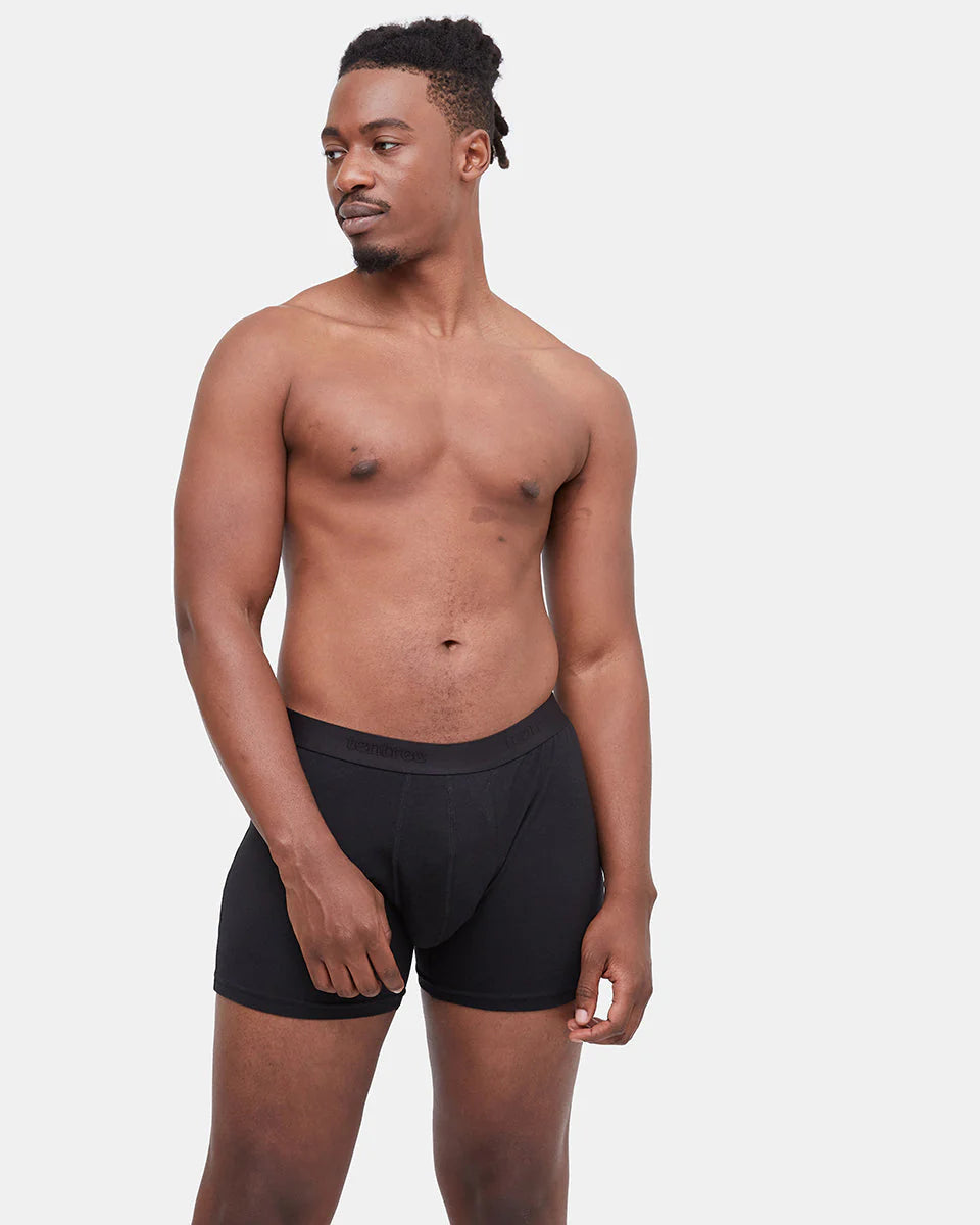 Tentree Mens 5" Boxer Brief Jet Black