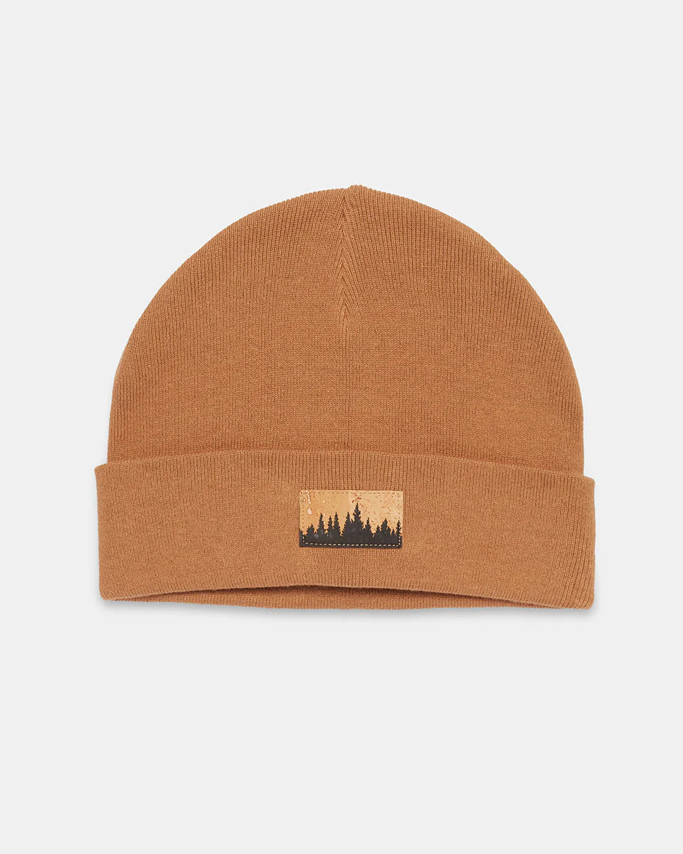 Tentree Juniper Cork Patch Beanie Camel/Cork Patch