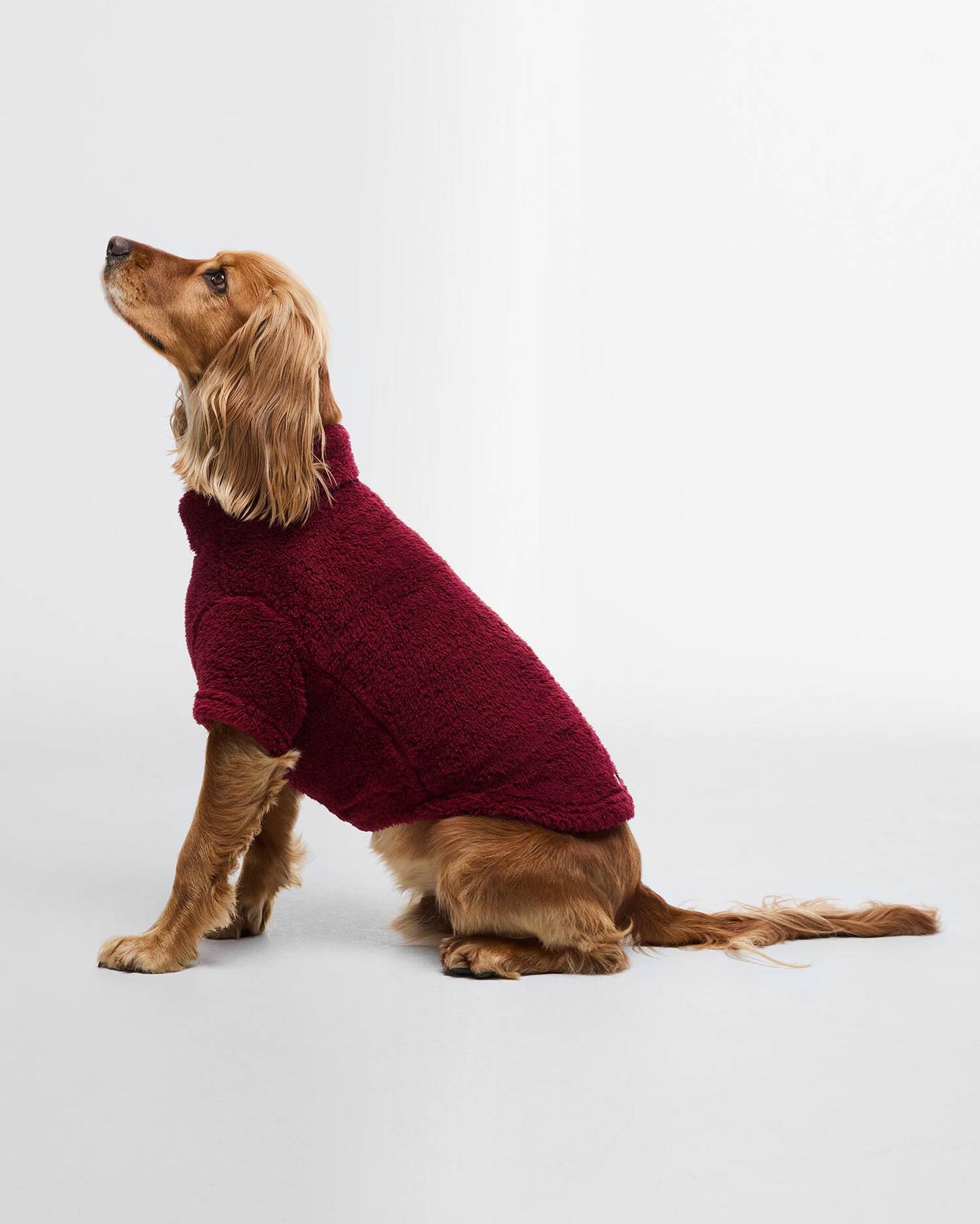 barbour brindle fleece dog jumper