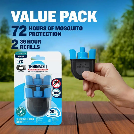 Rechargeable Mosquito Repellent Refill - 36 Hr Twin Pack