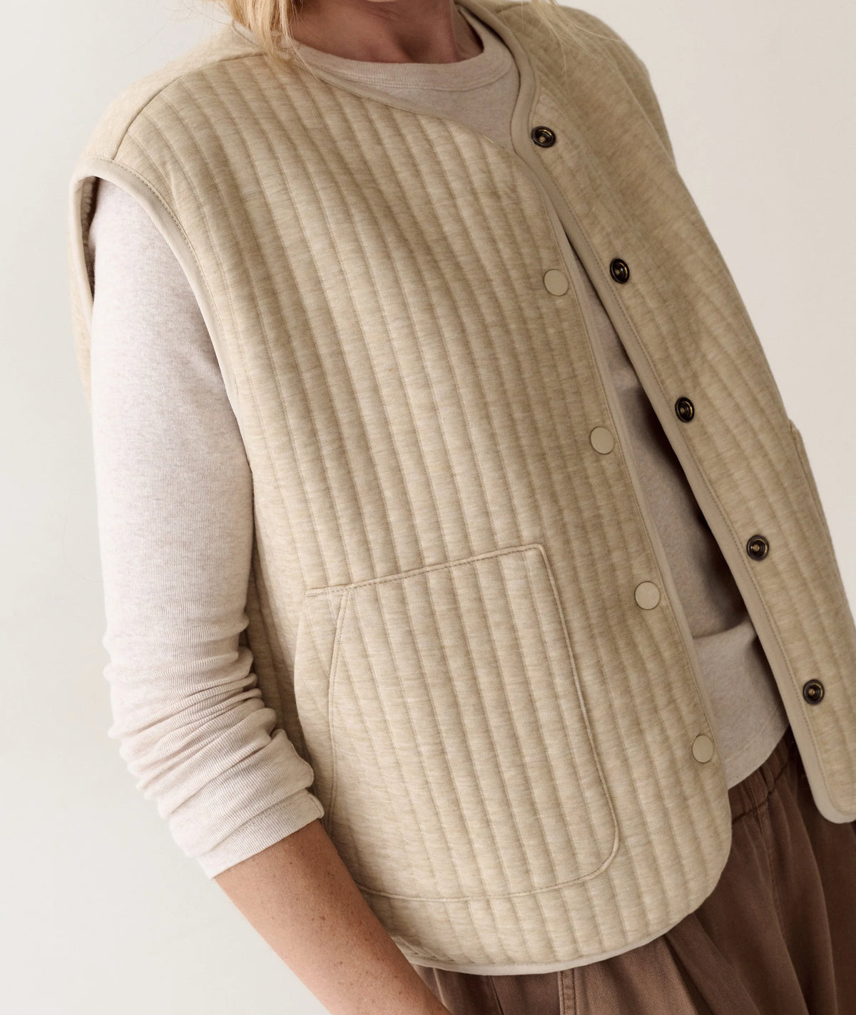 W Mila Reversible Sherpa Vest