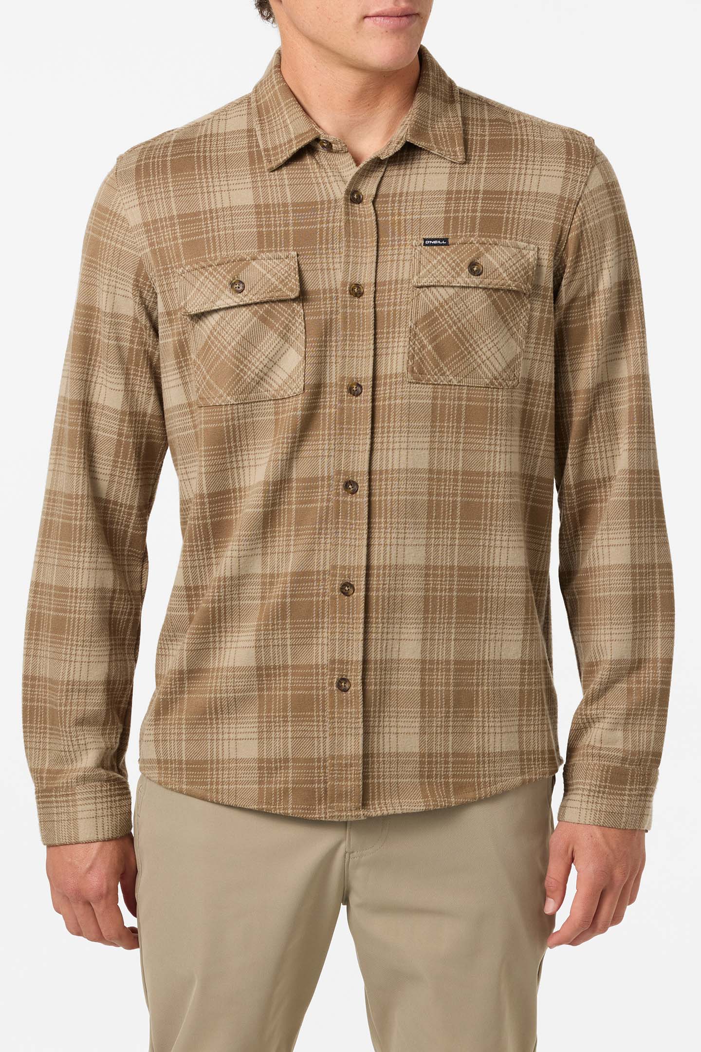 M SUTTON KNIT PLAID
