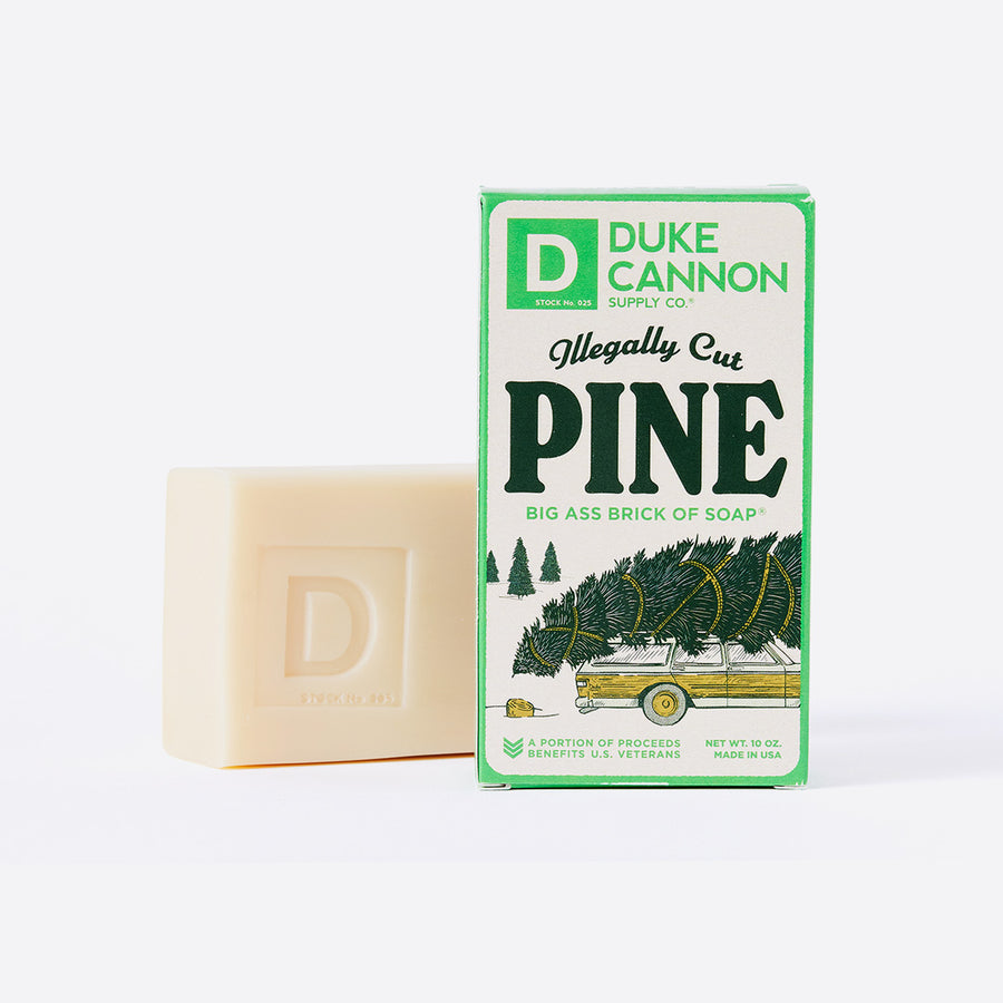 Duke Cannon Big Ass Brick Of Soap ILLEGALLY CUT PINE